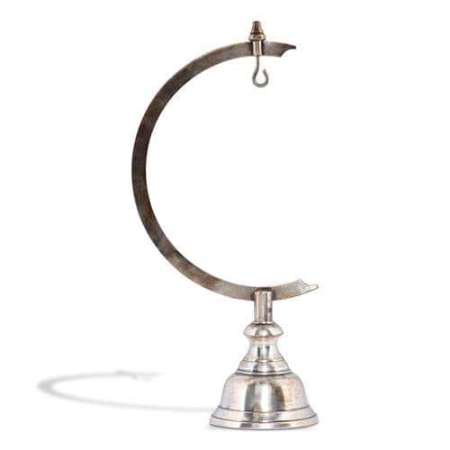 Authentic Models Stand Library Clock, Silver