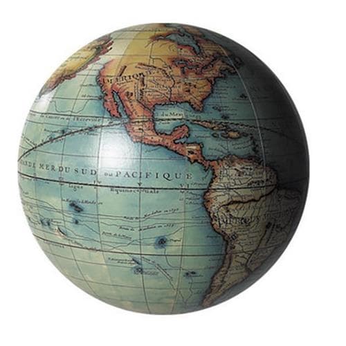 Authentic Models Vaugondy Sphere, Color, 14cm