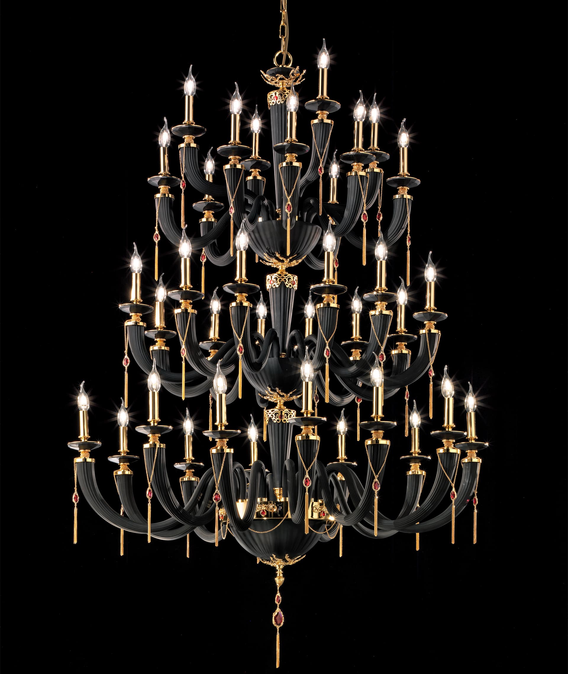 Euroluce Light of Italy Julienne Black&Gold L36
