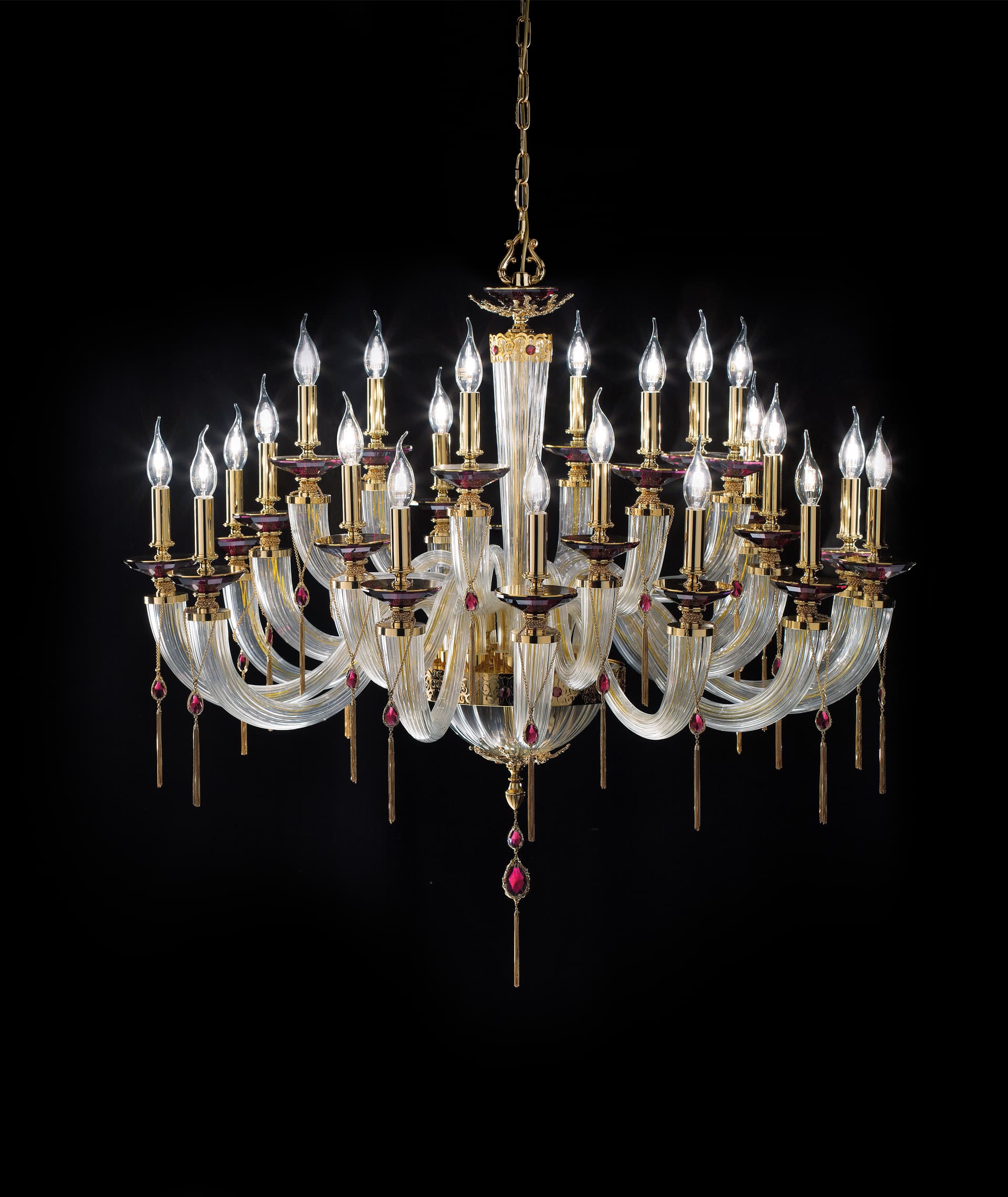 Euroluce Light of Italy Julienne Clear L12+6+6