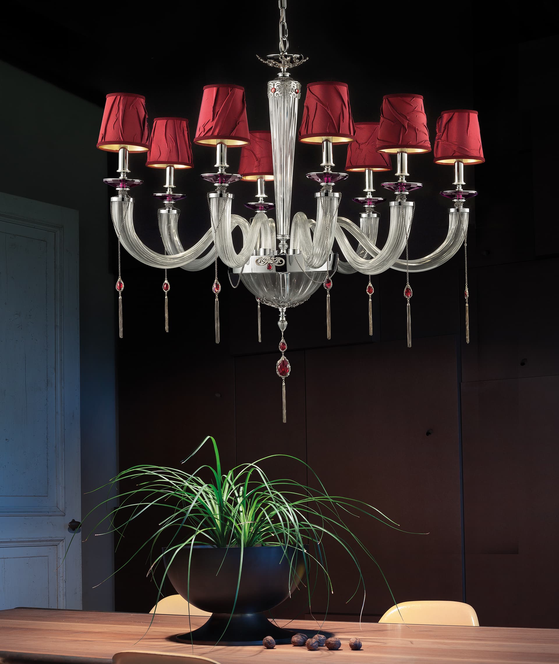 Euroluce Light of Italy Julienne Clear L8 Shade – Cromo