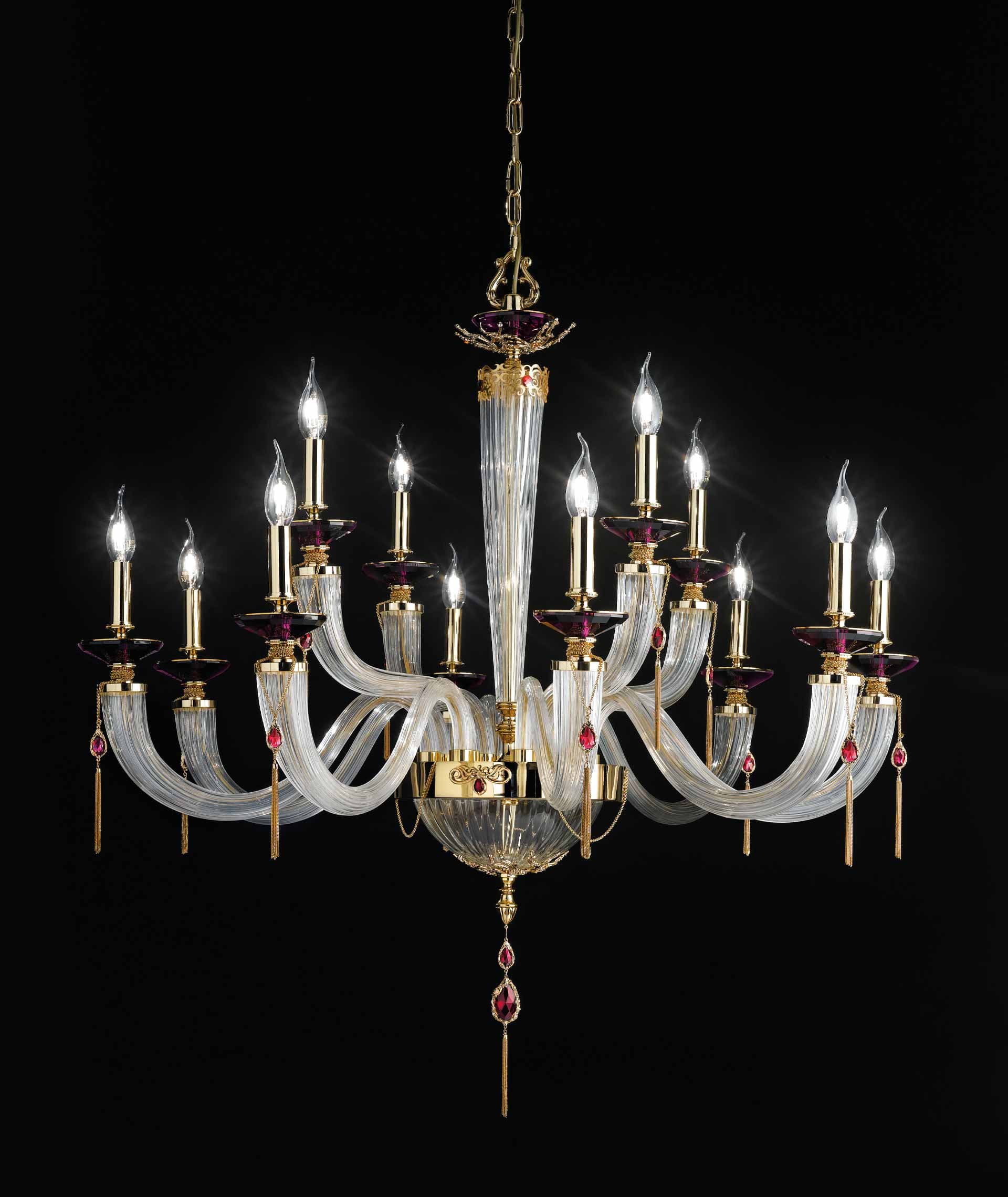 Euroluce Light of Italy Julienne Clear L8+4