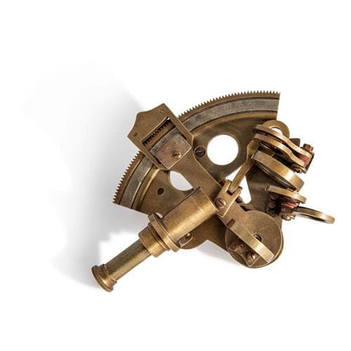 Authentic Models Bronze Pocket Sextant