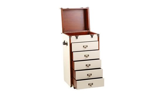 Authentic Models Stateroom Drawers Large, Off White