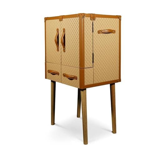 Authentic Models Belle Epoque Bar Cabinet, Beige