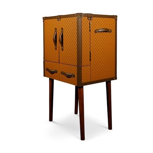 Authentic Models Belle Epoque Bar Cabinet, Cognac