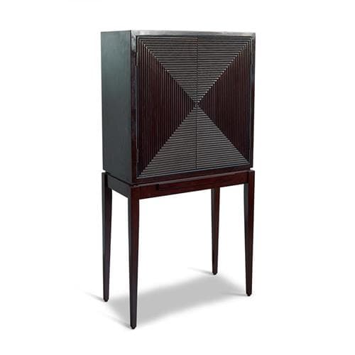 Authentic Models Art Deco Liquor Cabinet, Brown