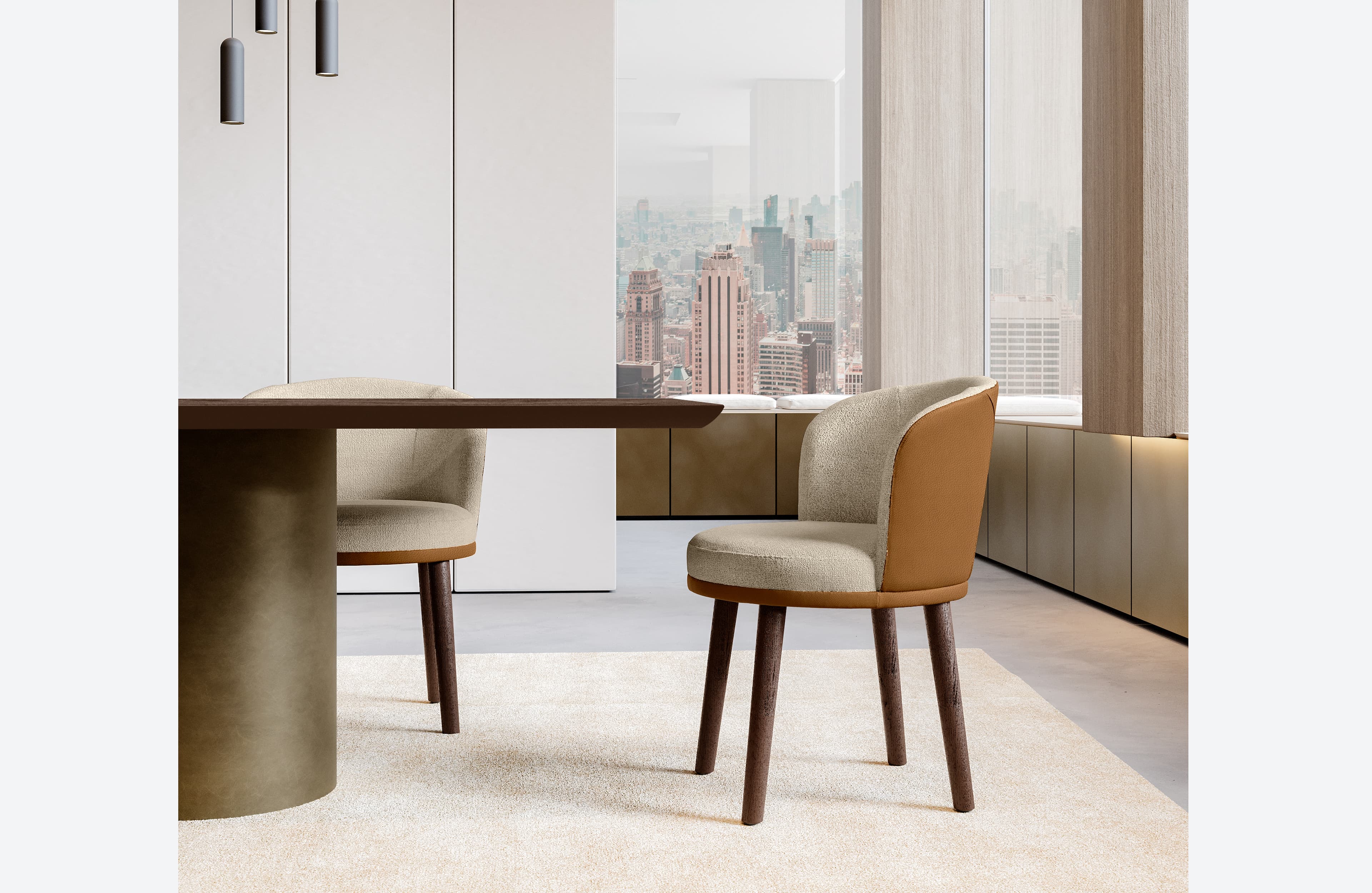 Eforma GINGER 4 wood legs