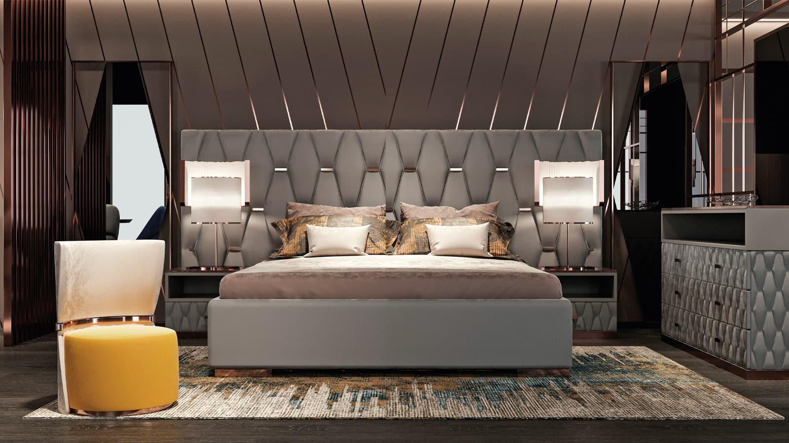 Epoque by Egon Furstenberg Nefrite Bed