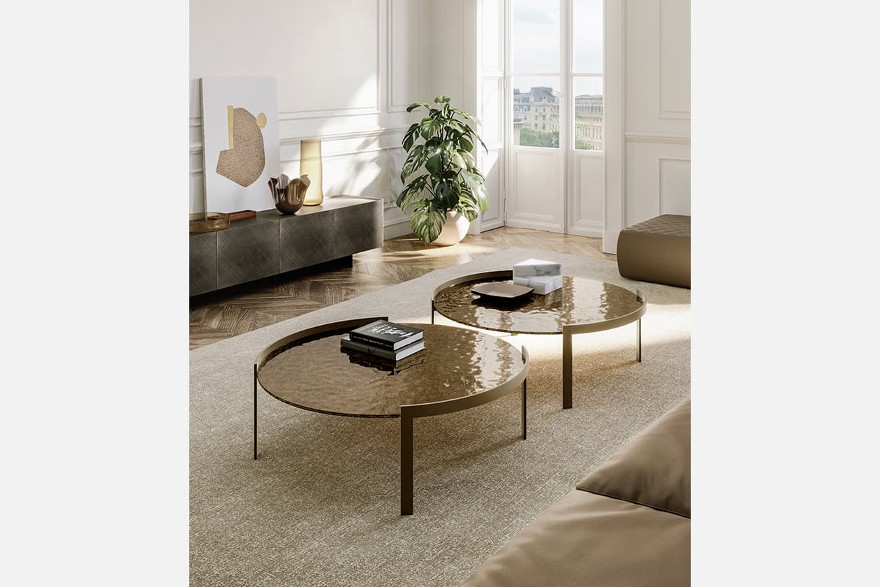 Eforma PERRY glass top