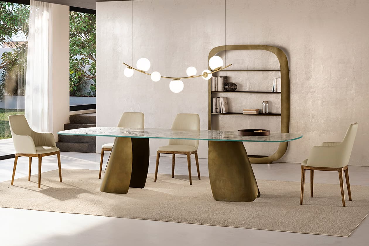 Eforma PERLA glass top