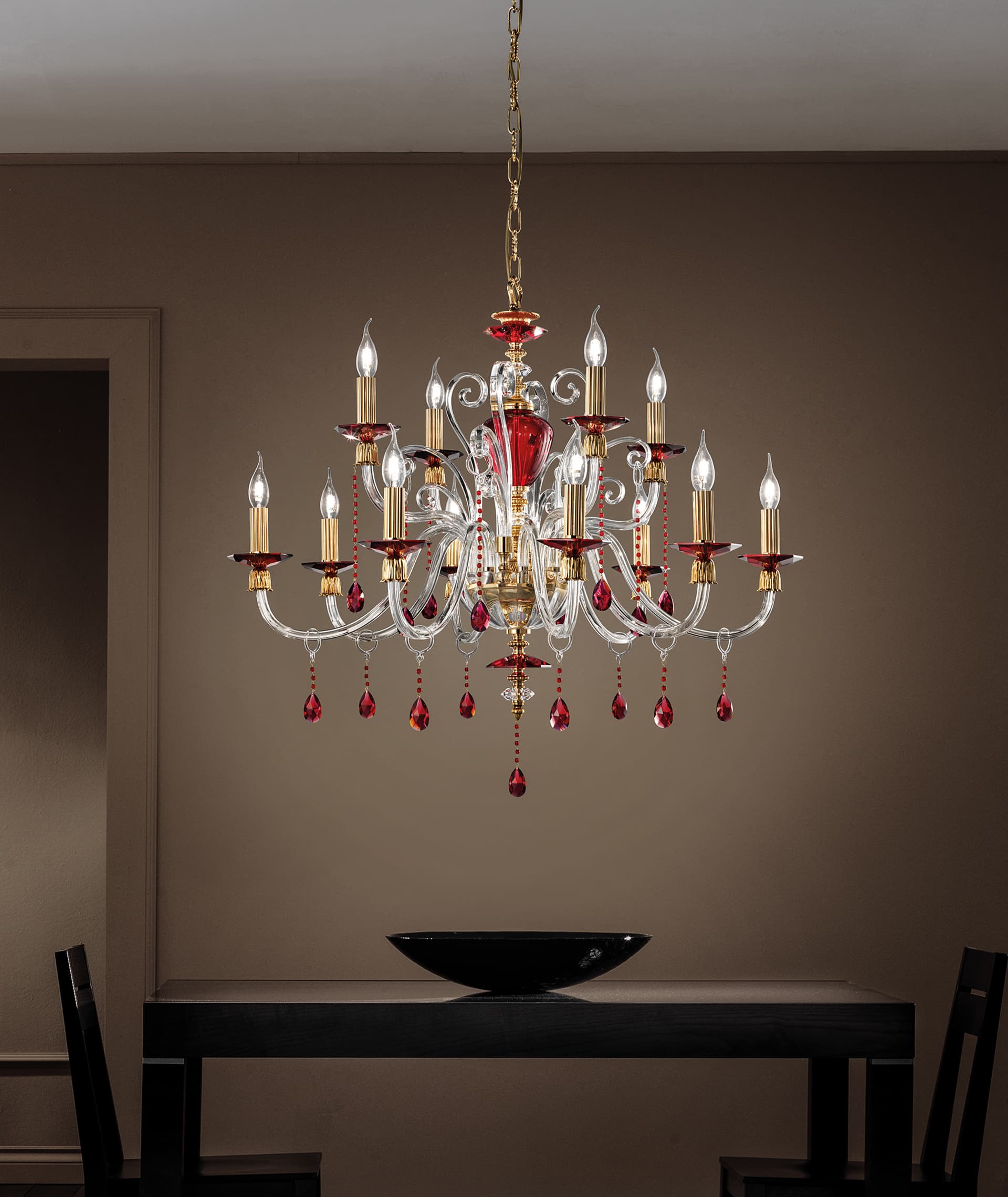 Euroluce Light of Italy Rubino Alicante L8+4