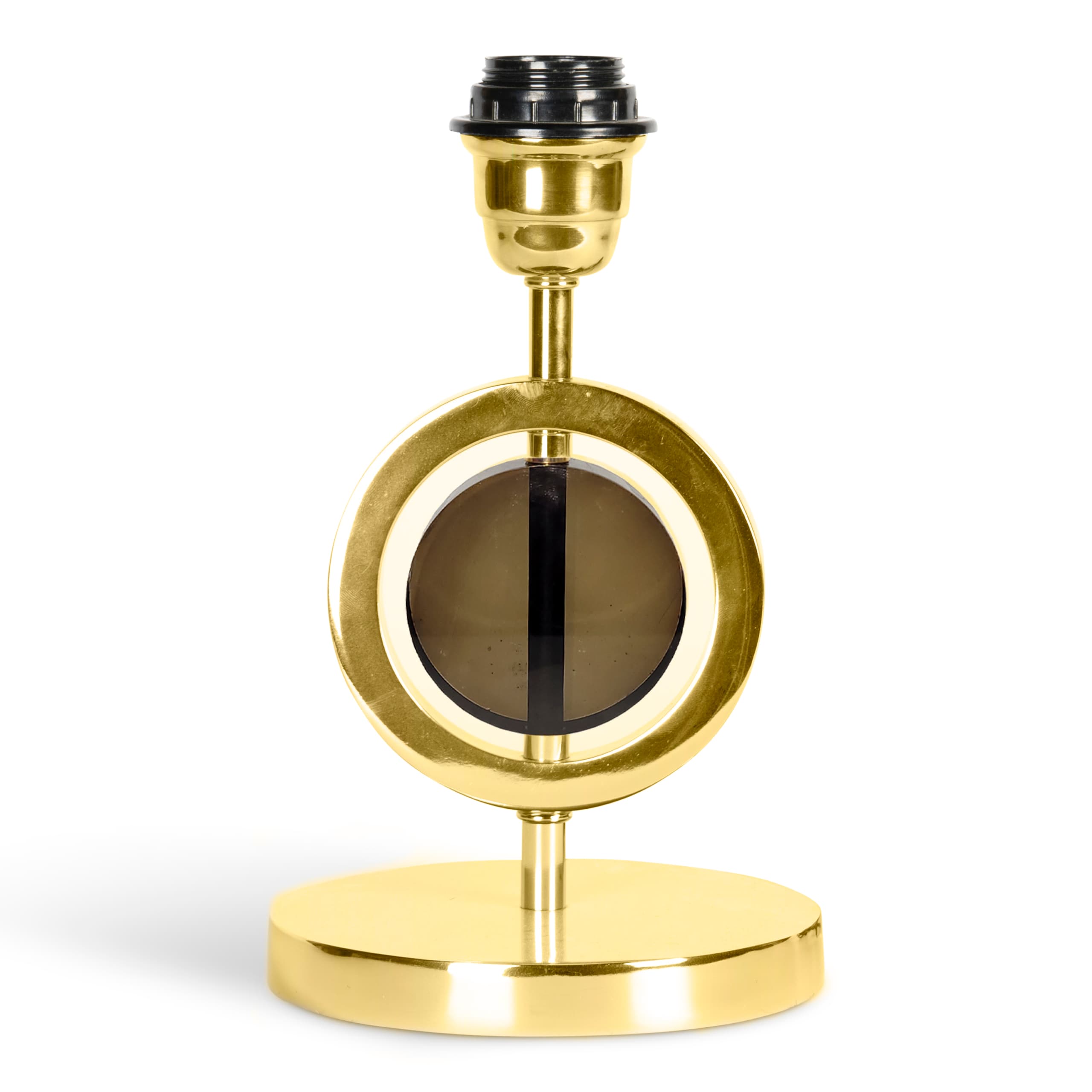 Authentic Models Art Deco Circle Lamp Single, Gold