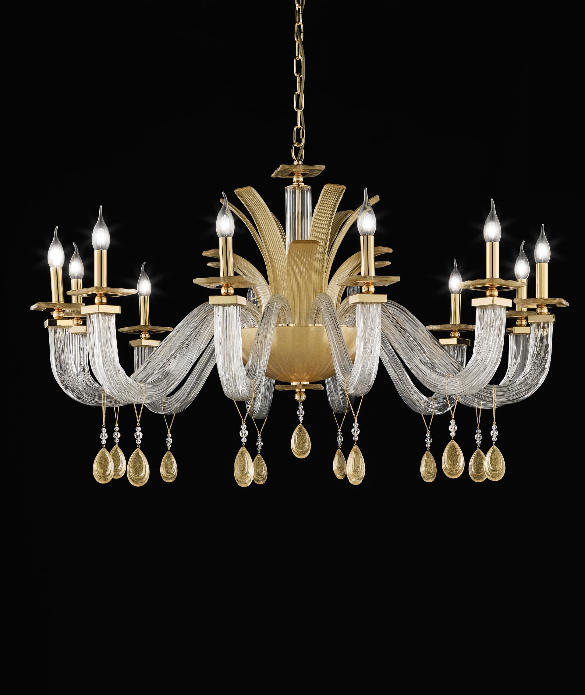 Euroluce Light of Italy Soar L12 Gold