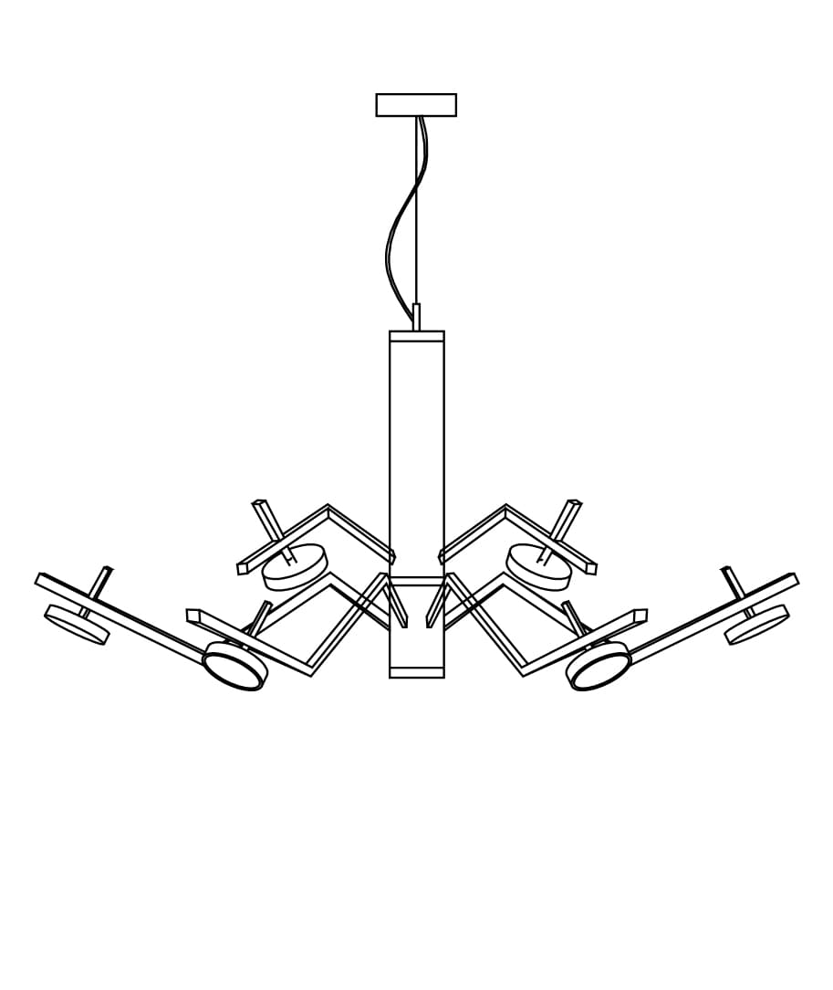 Euroluce Light of Italy Vector 4+4