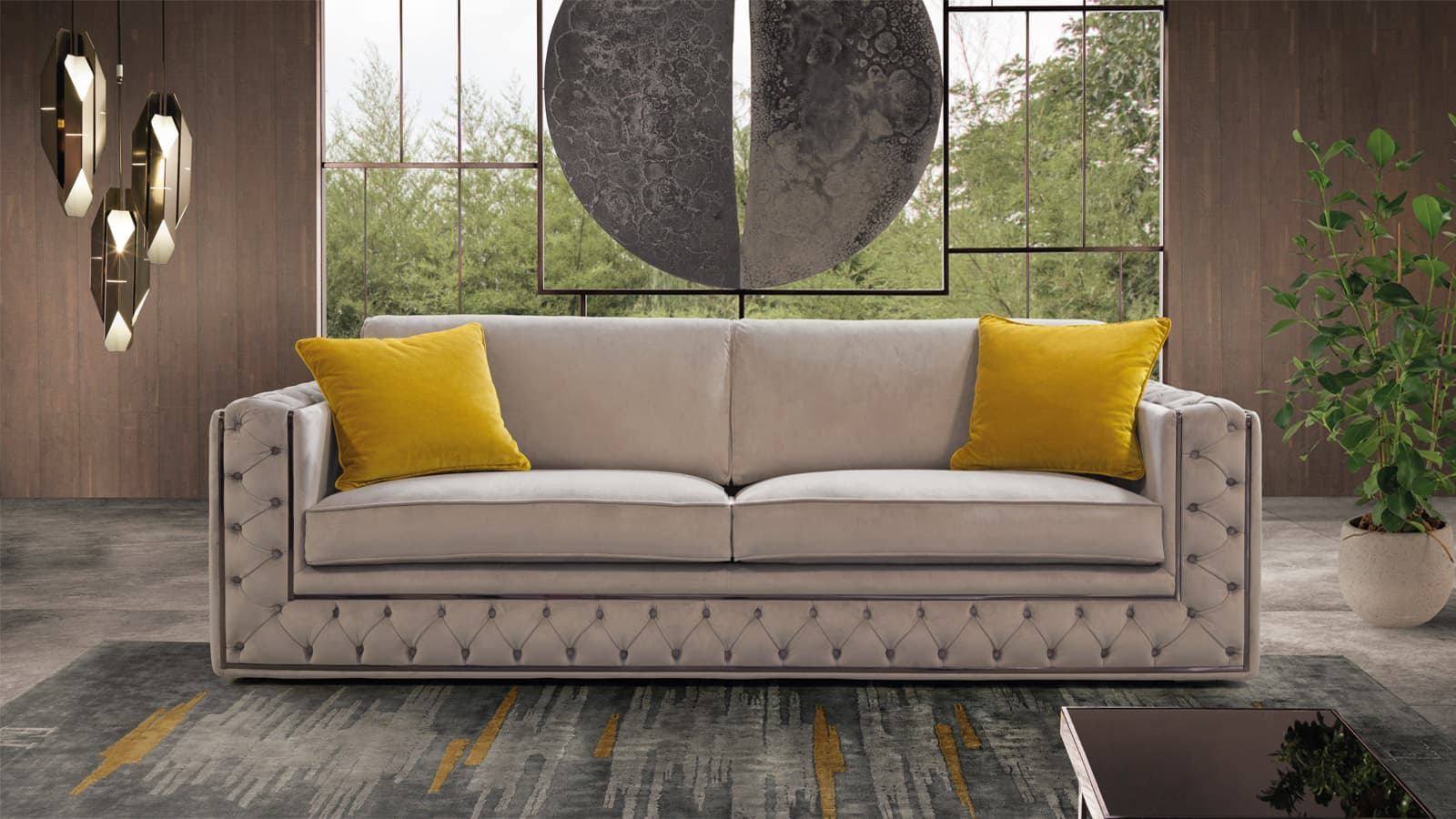 Epoque by Egon Furstenberg Xenon Sofa