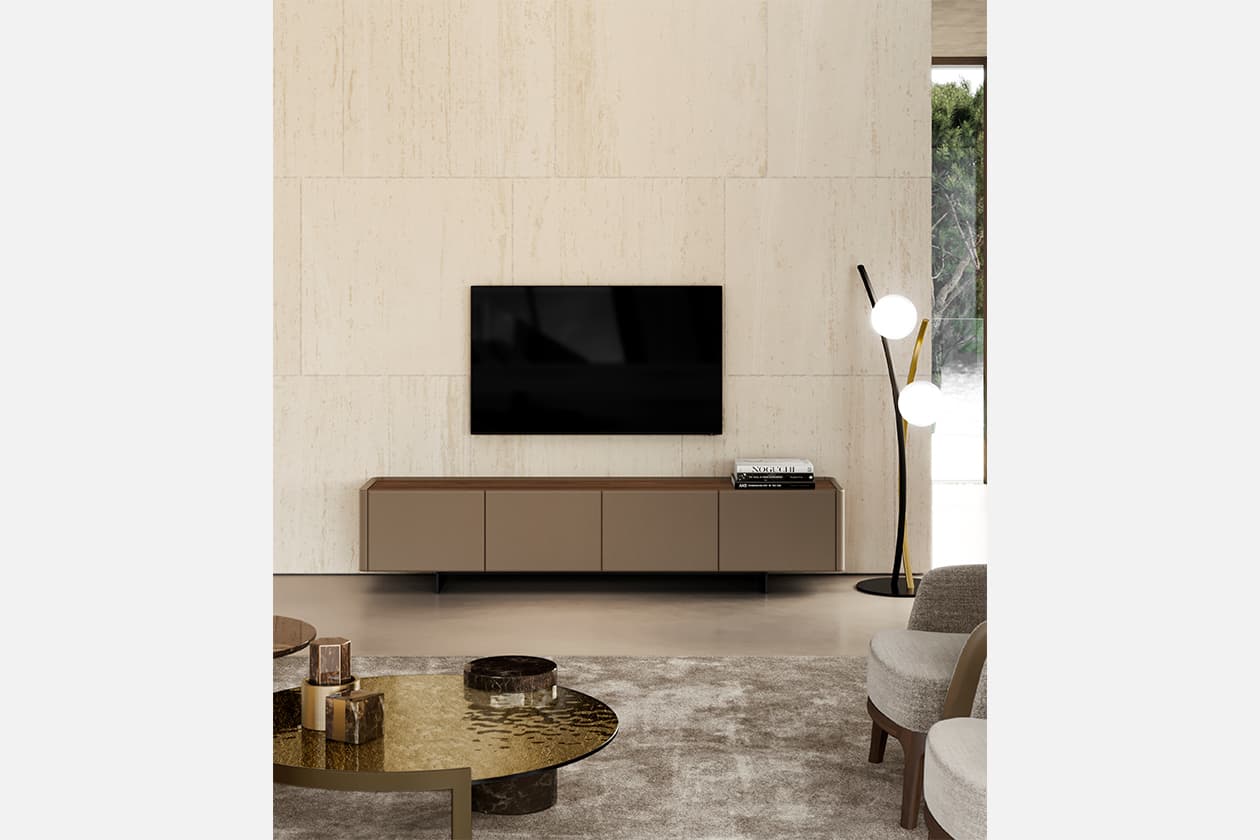 Eforma ALMA TV UNIT eco-leather, econabuk, leather