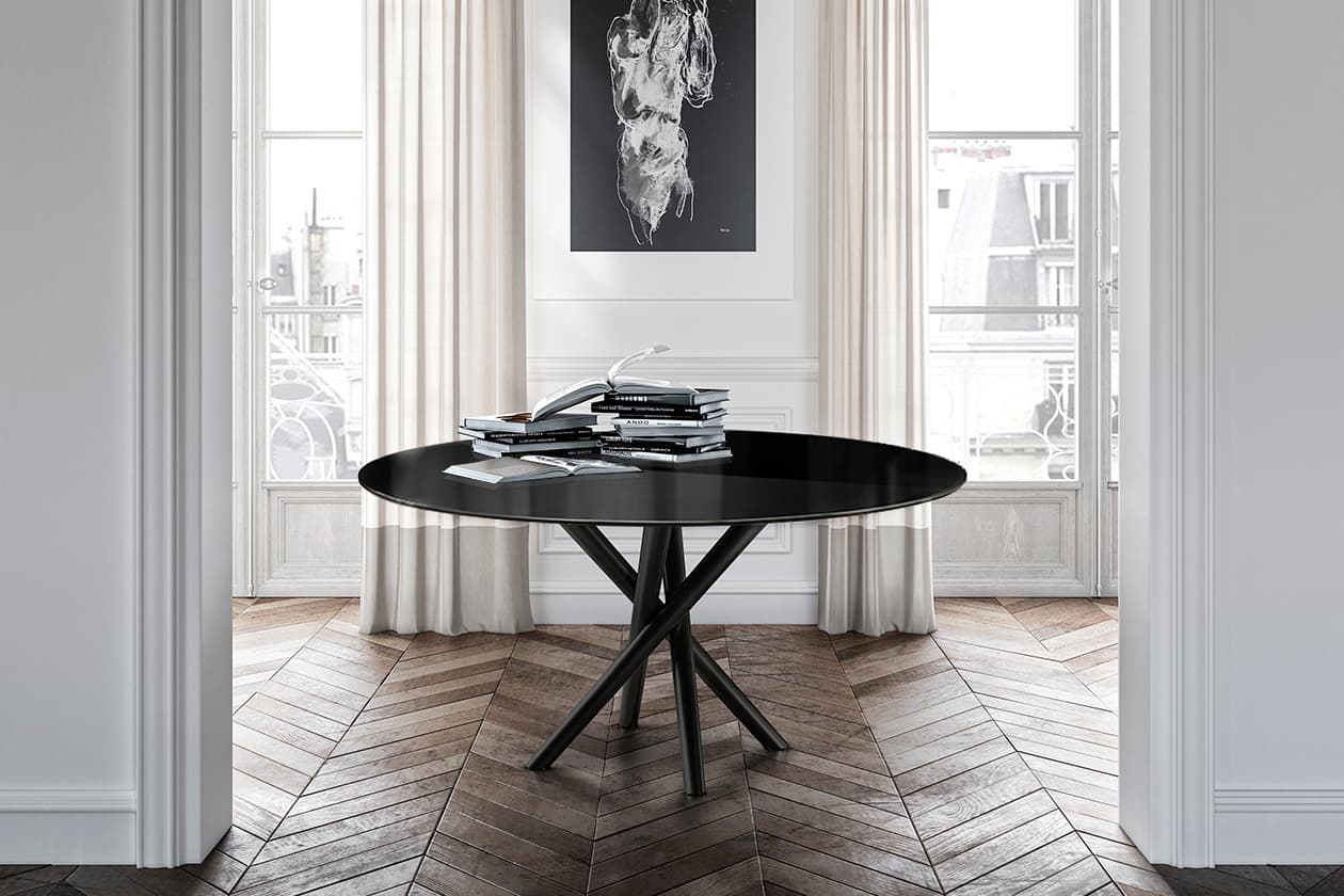 Eforma BALY glass top