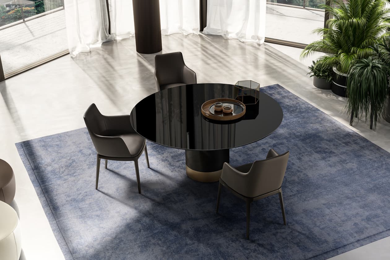 Eforma CILINDRO glass top