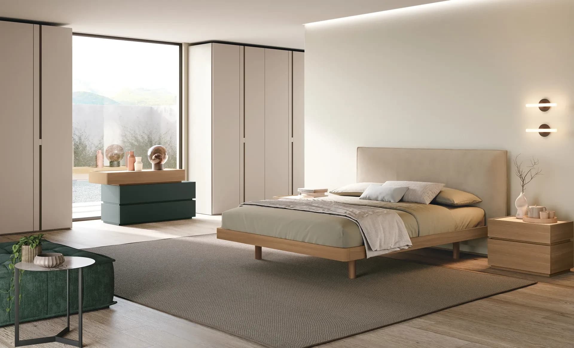 Tomasella Corinto upholstered bed