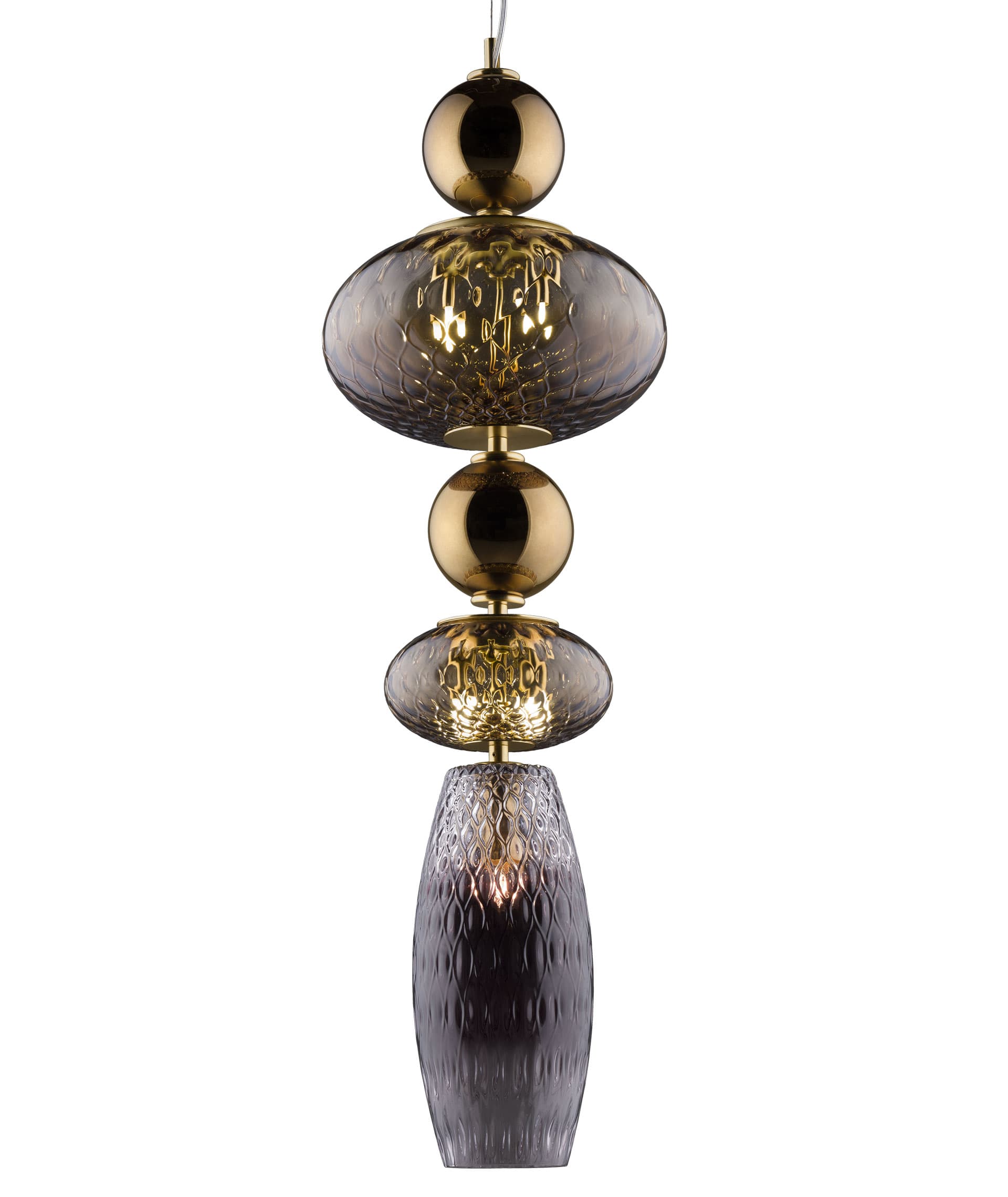 Euroluce Light of Italy Harmony Big Fumè Brown