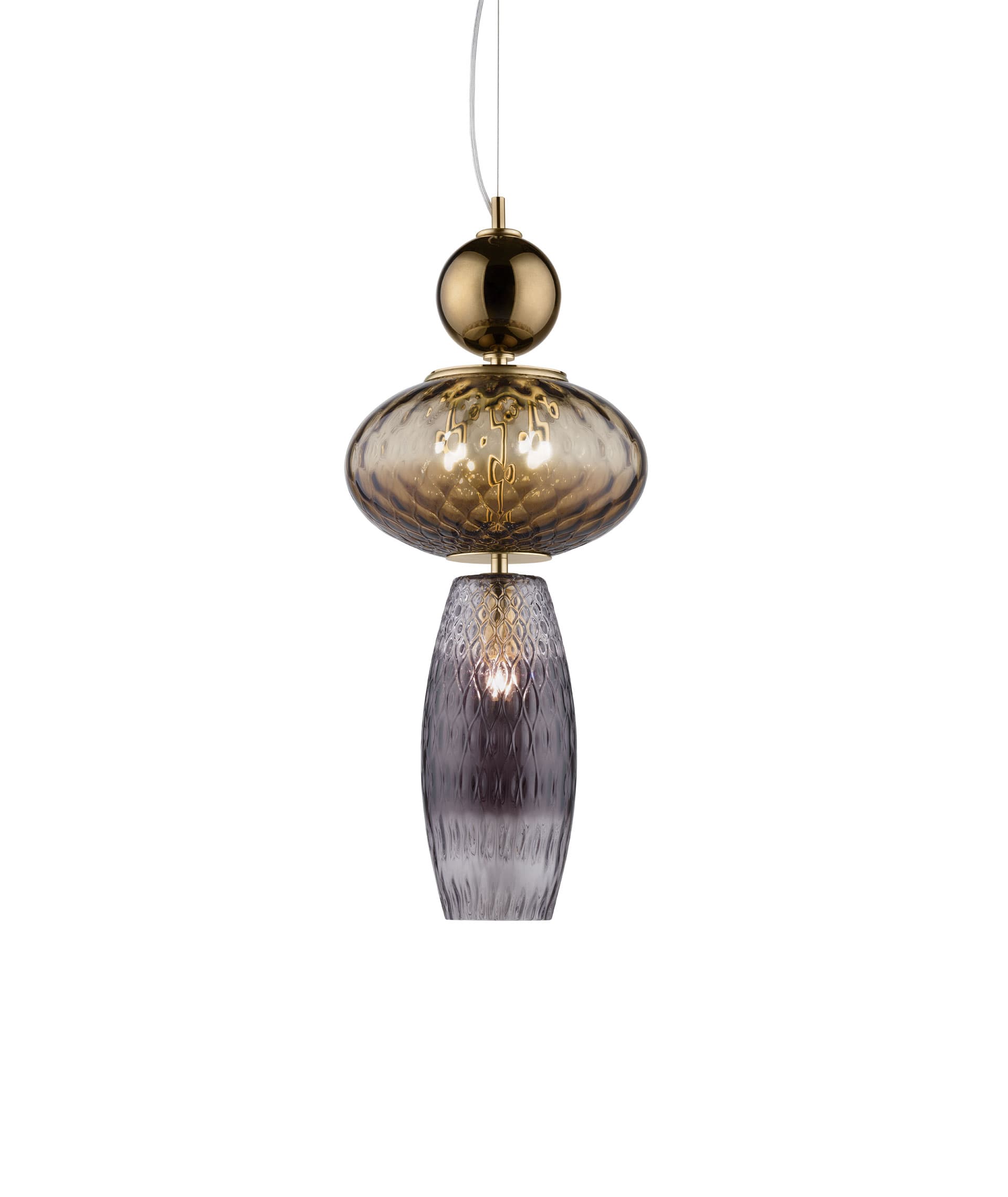 Euroluce Light of Italy Harmony Small Fumè Brown