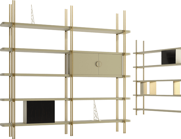 Roberto Barnini Modular Bookcase B