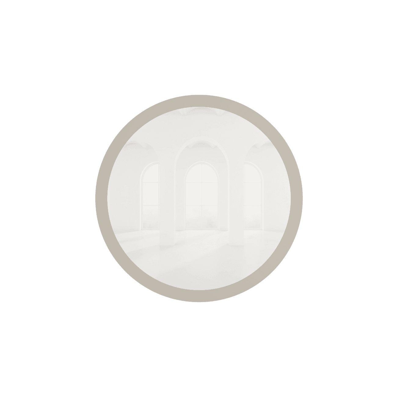 Casa Magna Collection Moon Mirror