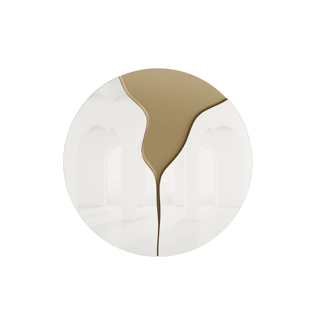 Casa Magna Collection Fleur Mirror | Ø120