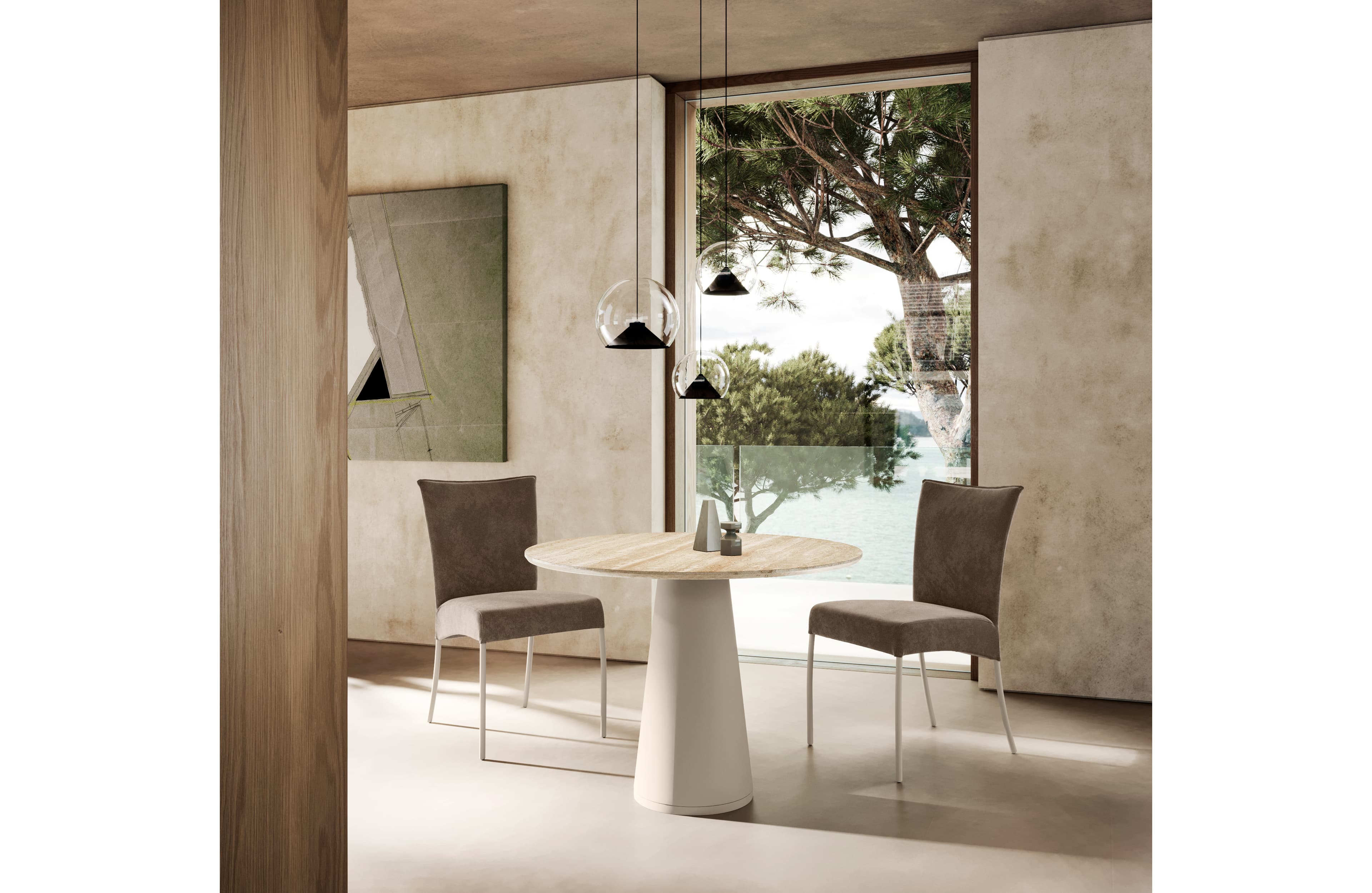 Eforma TED BISTRO marble top