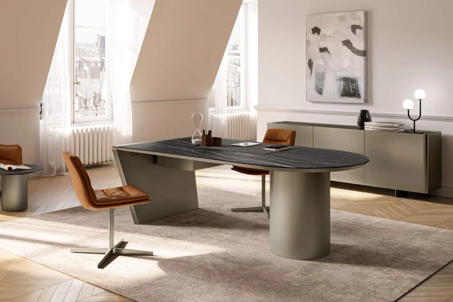 Eforma CILINDRO DESK ceramic top
