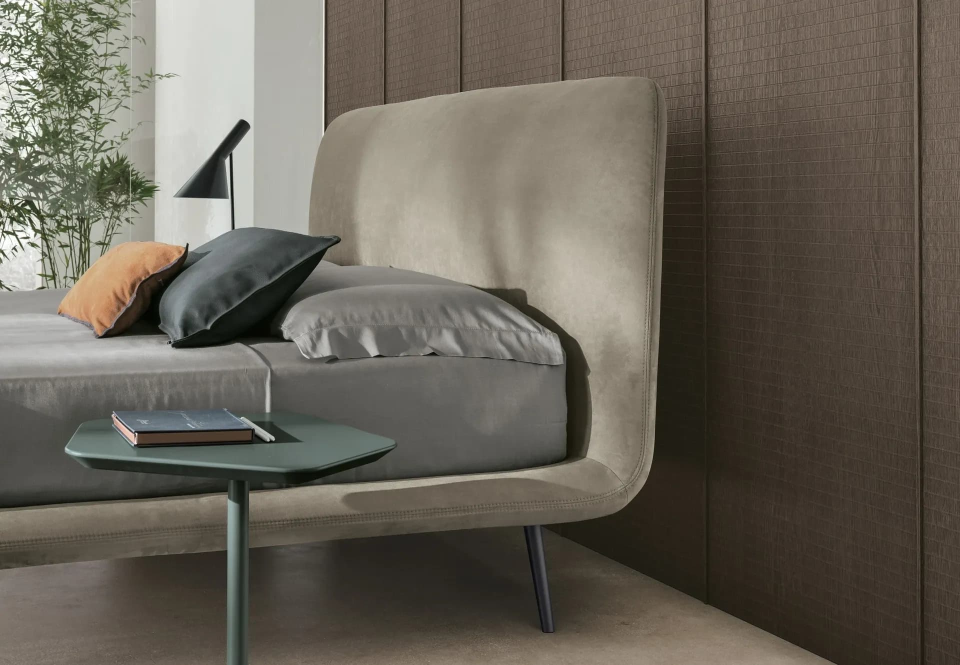 Tomasella Luna upholstered bed