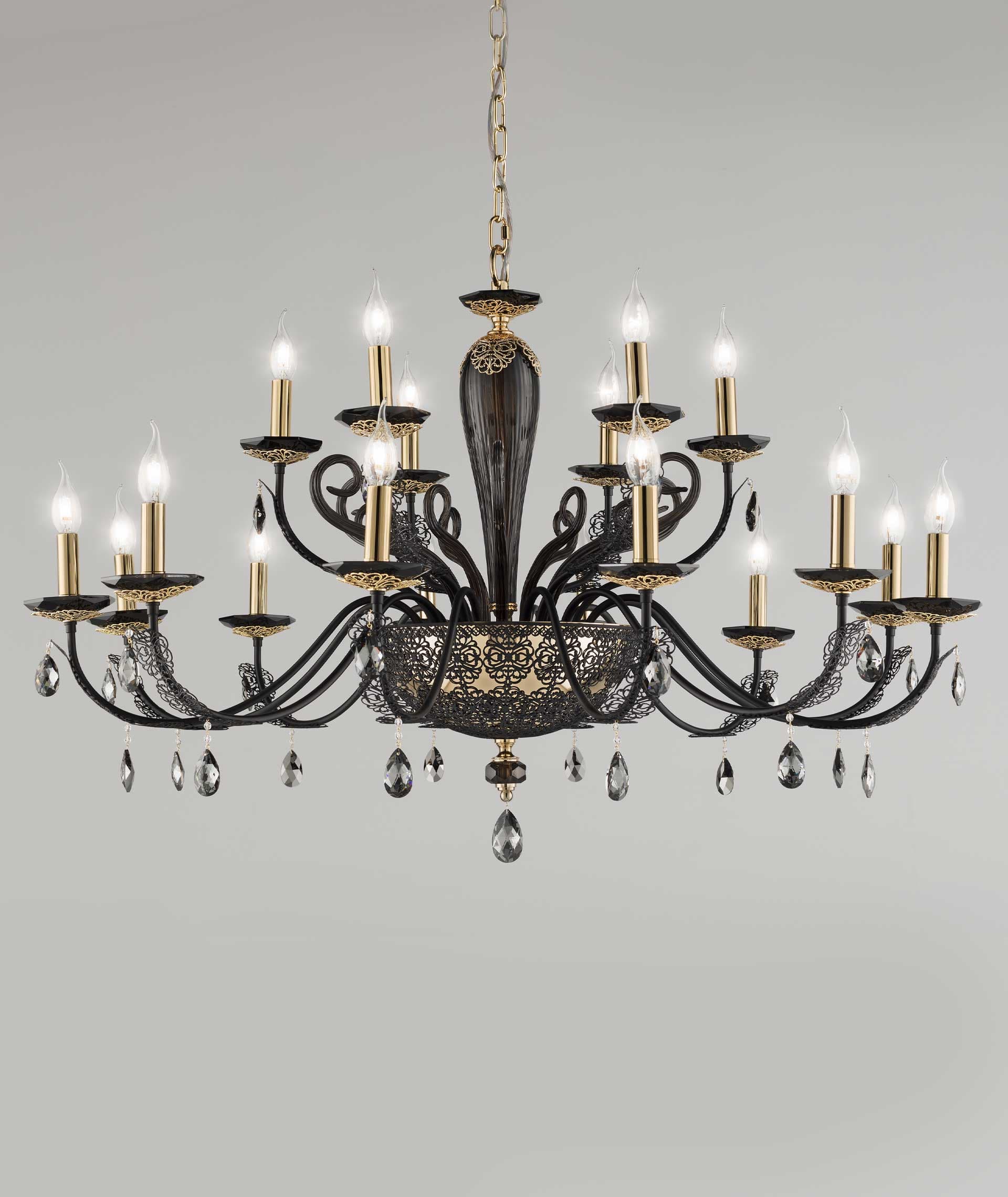 Euroluce Light of Italy Macramè L12+6