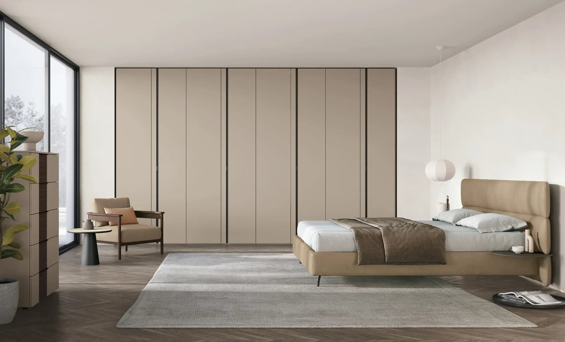 Tomasella Nubia upholstered bed