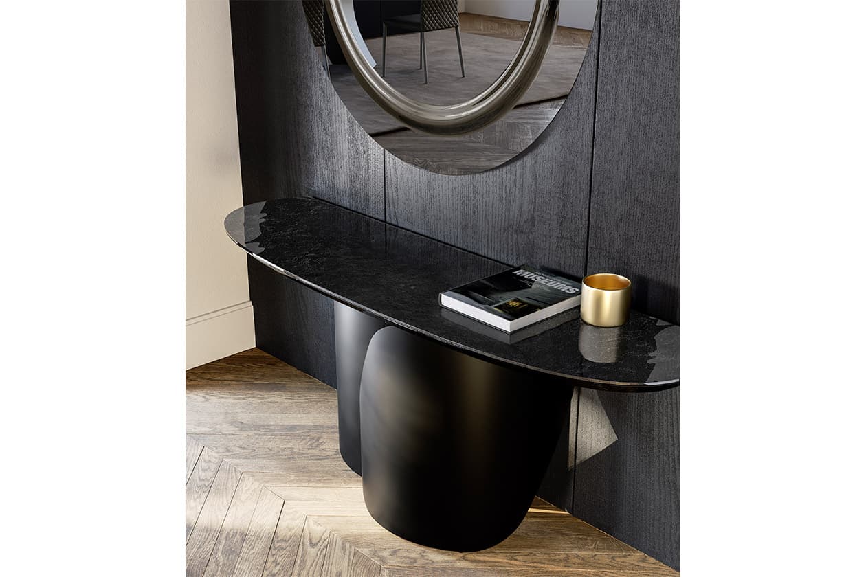 Eforma ONDA CONSOLE glass top