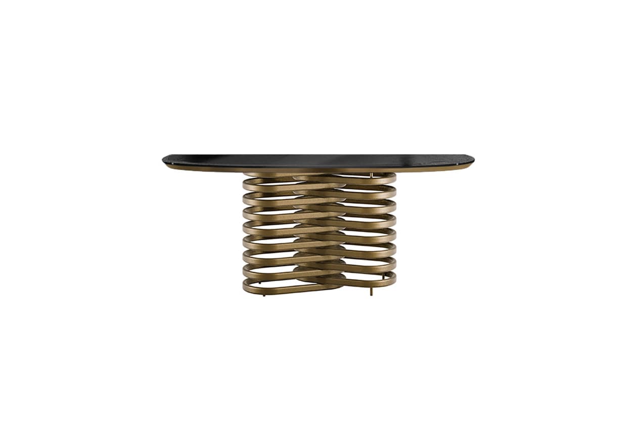 Eforma ROTOLO CONSOLE glass top