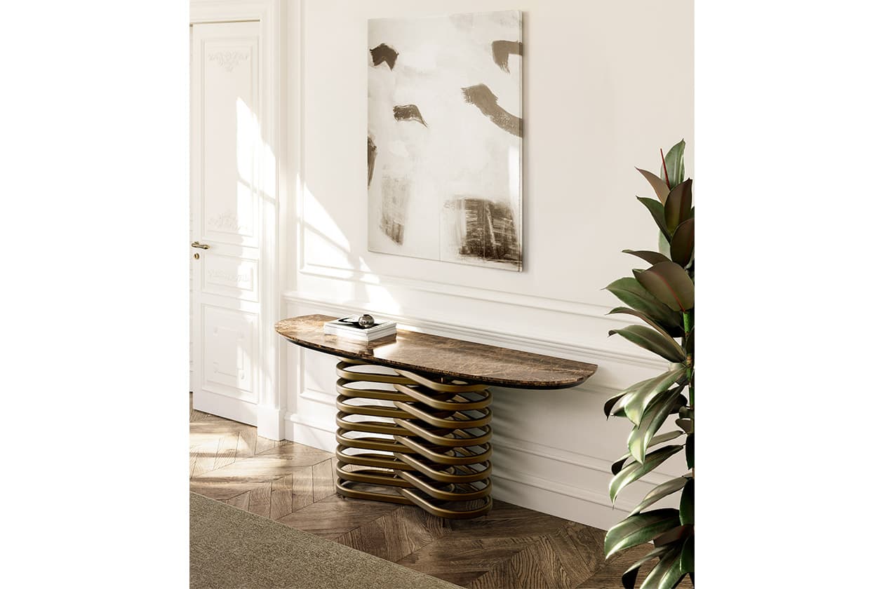 Eforma ROTOLO CONSOLE marble top