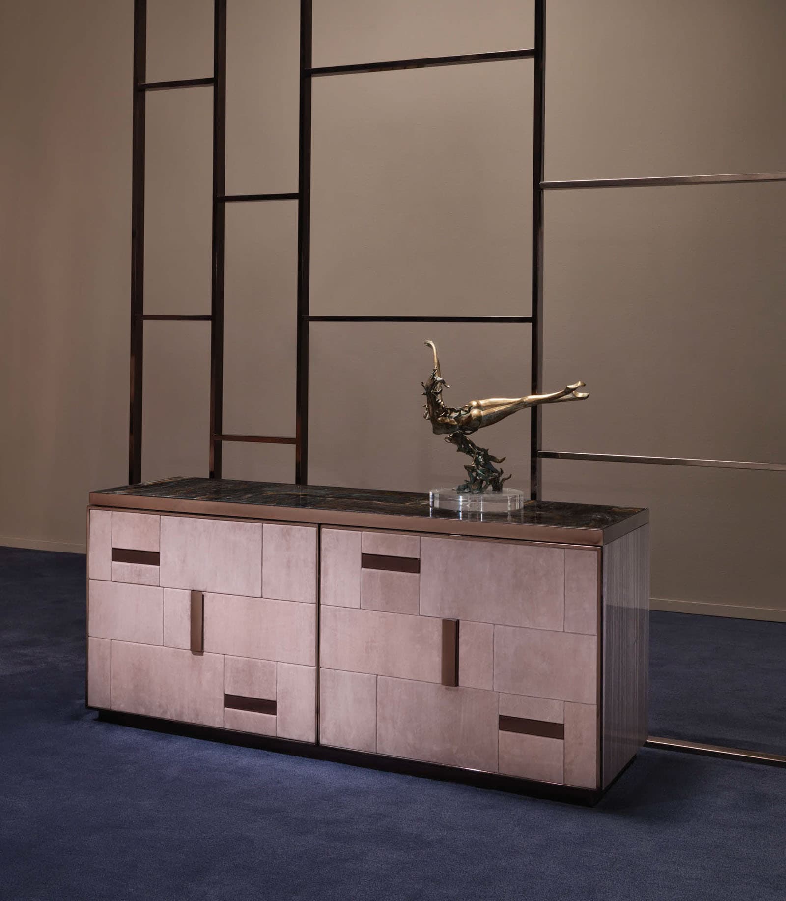 Epoque by Egon Furstenberg Cromo Chest of Drawers