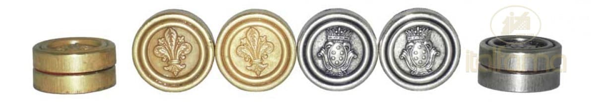 Italfama METAL FLORENTINE STYLE CHECKERS SET