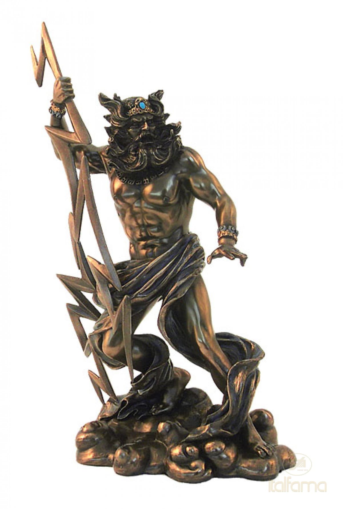 Italfama ZEUS WITH LIGHTNING BOLT (medium size)