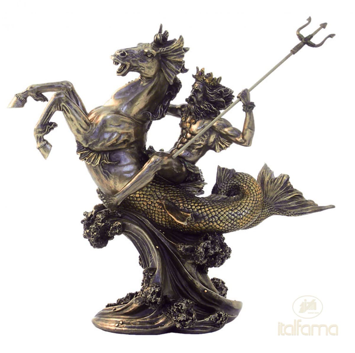 Italfama POSEIDON ON SEAHORSE