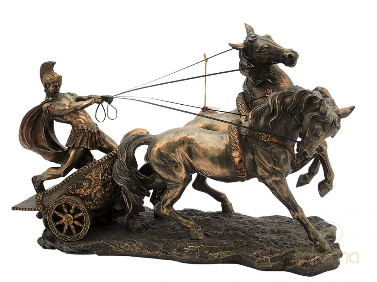 Italfama BEN HUR ON ROMAN CHARIOT (large size)