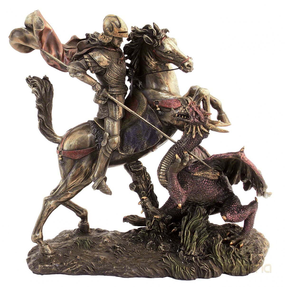 Italfama ST.GEORGE SLAYING THE DRAGON (medium size)