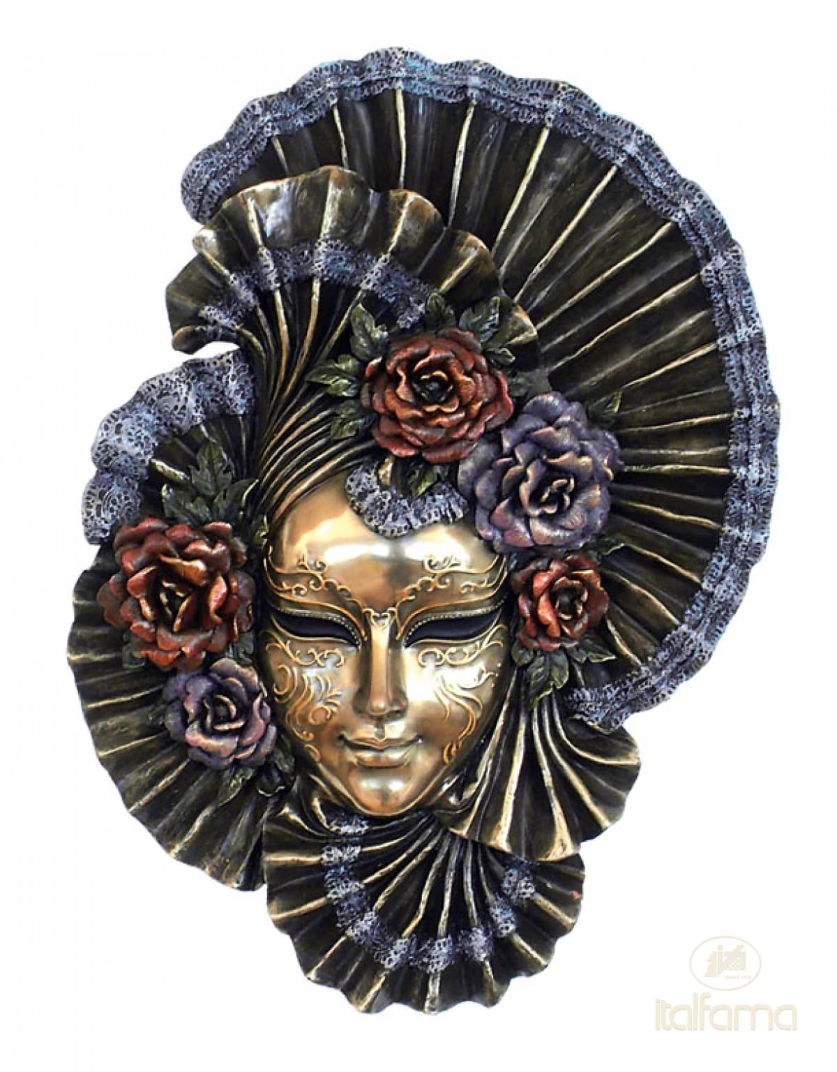 Italfama VENETIAN MASK "PEONY"