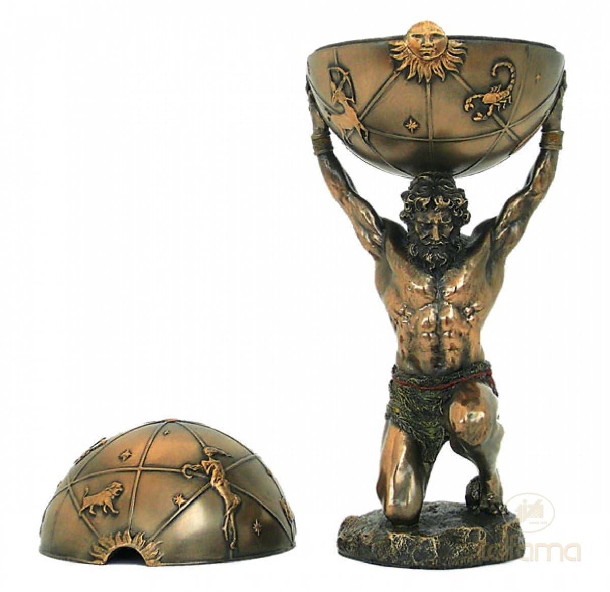 Italfama ATLAS ON KNEES - ATLAS TITAN with openable lid (medium size)