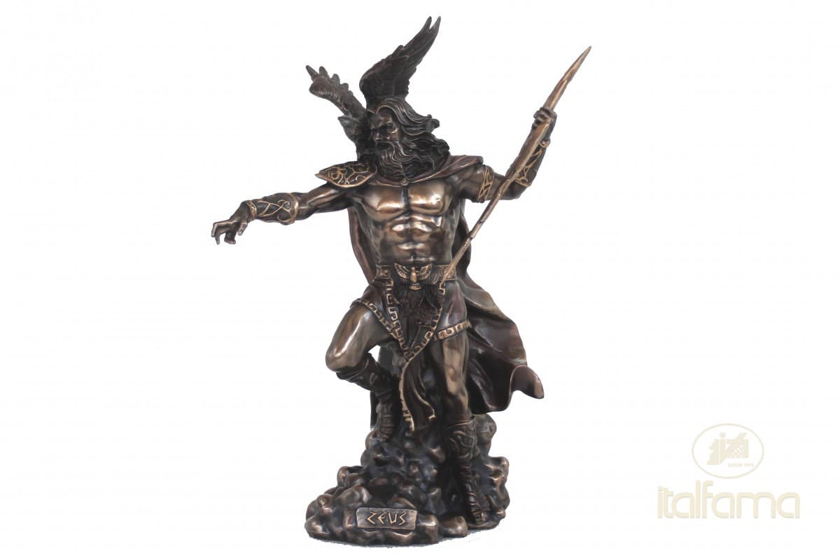 Italfama ZEUS WITH EAGLE AND LIGHTNING (medium-large size)