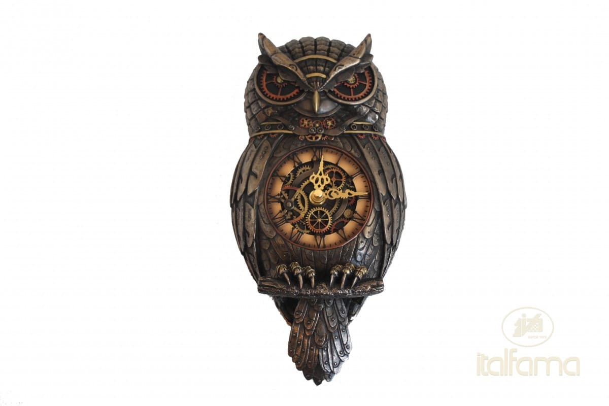 Italfama OWL PENDULUM CLOCK (wallplate)