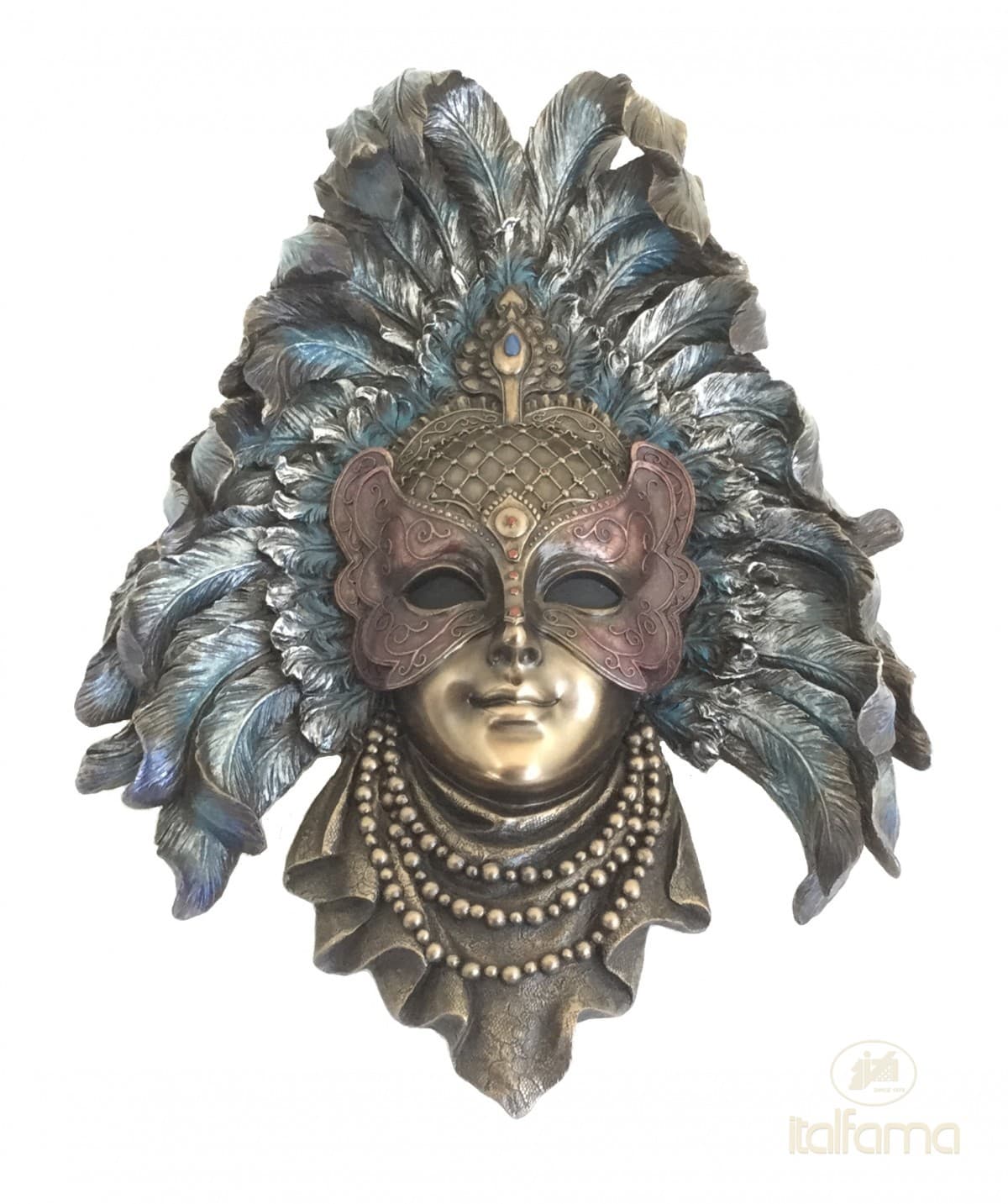 Italfama VENETIAN MASK "FEATHERS"