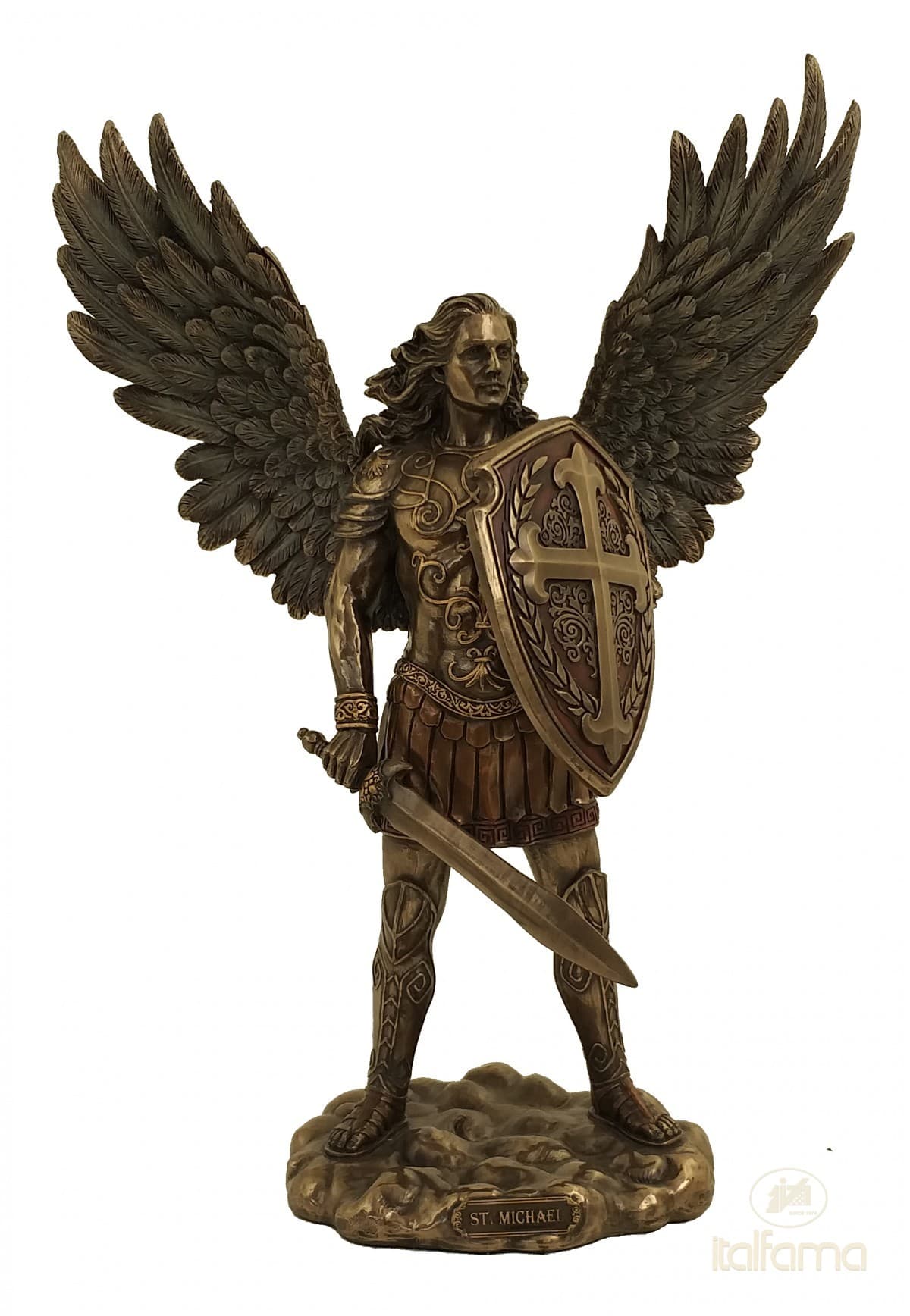 Italfama ST.MICHAEL ARCHANGEL WITH SWORD AND SHIELD (medium size)
