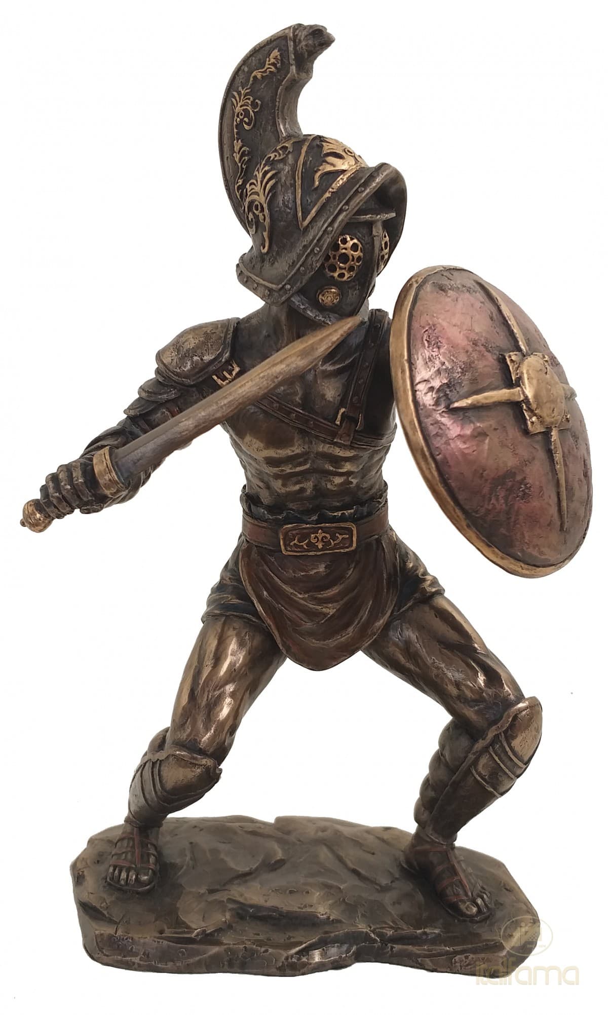 Italfama GLADIATOR WITH GLAUDIUS AND PARMA